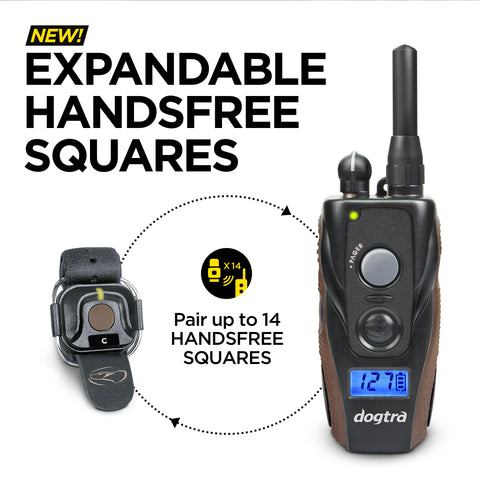 Dogtra 1900S Handsfree Plus Remote Training Collar with Expandable Handsfree Square