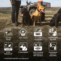 Dogtra 1902S Handsfree Plus Remote Training Collar Feature Icons