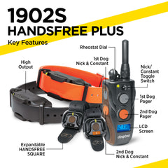 Dogtra 1902S Handsfree Plus Remote Training Collar Key Features