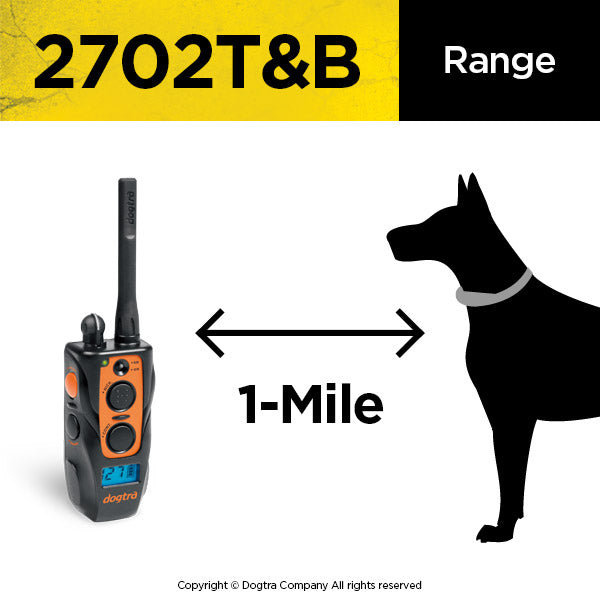Dogtra - 2702T&B - Training and Beeper - 1 Mile - Remote Training Collar-zoom-
