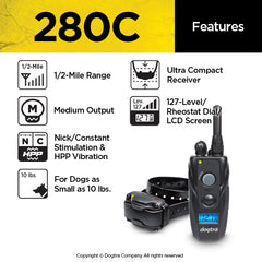 Dogtra 280C Remote Training Collar Summary of Features