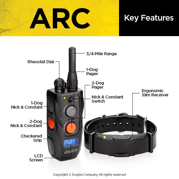 Dogtra - ARC - 3/4 Mile - Remote Training Collar-zoom-
