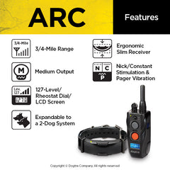 Dogtra ARC Remote Training Collar Summary of Features