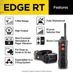 Dogtra EDGE RT Remote Training Collar Summary of Features