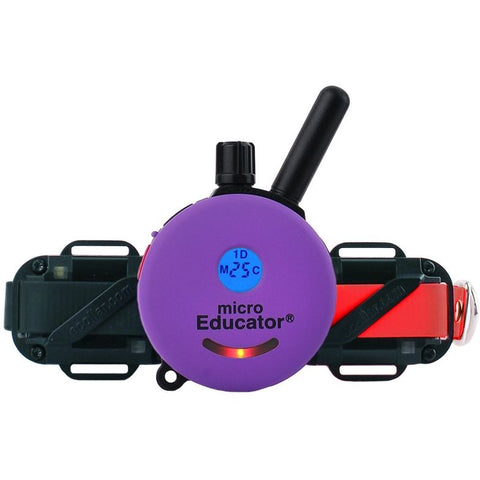 E-Collar Technologies Micro Educator ME-302 with Black and Red Collars