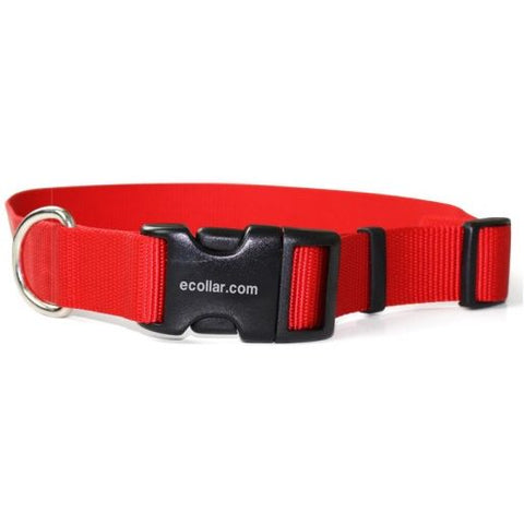 E-Collar Technologies 1" x 28" Nylon Quick Snap  Replacement Strap in Red