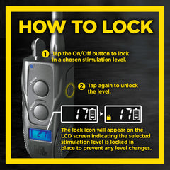 Lock Level Guide for Dogtra 1900S Remote Training Collar Black Edition