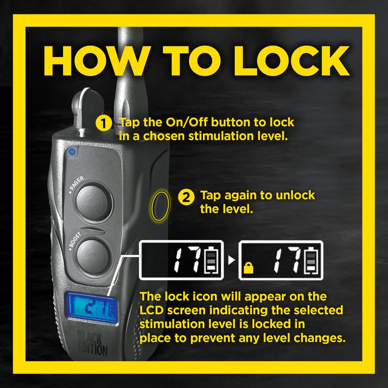 Dogtra - 1900S Black Boost & Lock - 1 Mile - Remote Training Collar-zoom-