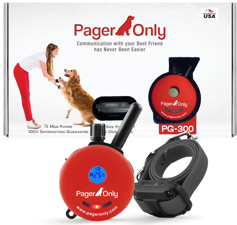 Pager Only PG-300 Remote Dog Training Collar Red by E-Collar Technologies-zoom-