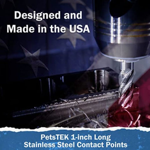 PetsTEK 1-Inch Stainless Steel Contact Points Made in the USA