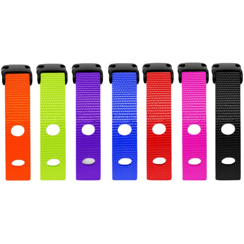 PetsTEK 3/4" Width Nylon Replacement Collar Strap with 2 Holes