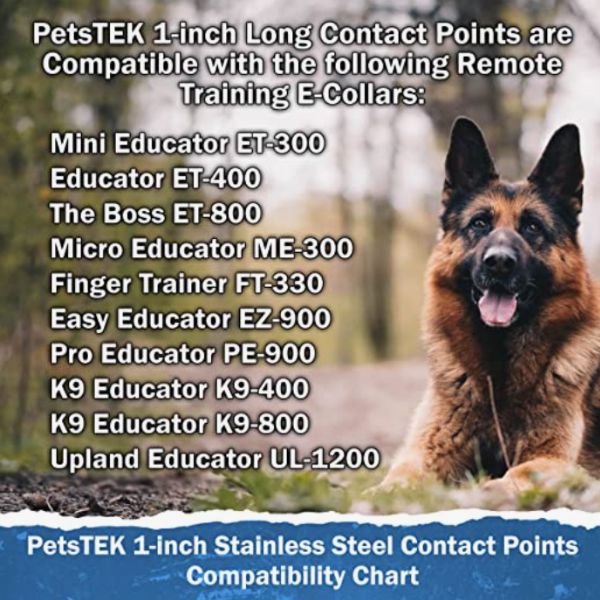 PetsTEK Stainless Steel Prongs Compatibility