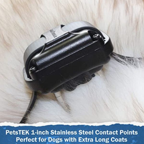 PetsTEK Stainless Steel Prongs for Dogs with Long Hair