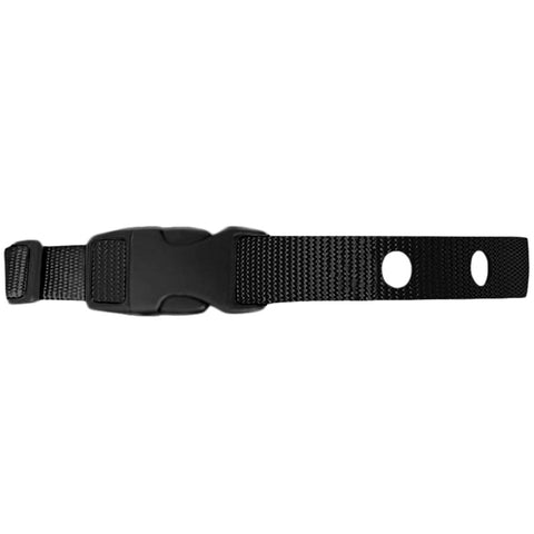 PetsTEK 3/4" Width Nylon Replacement Collar Strap in Black