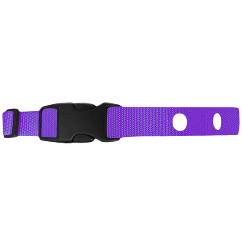 PetsTEK 3/4" Width Nylon Replacement Collar Strap in Purple