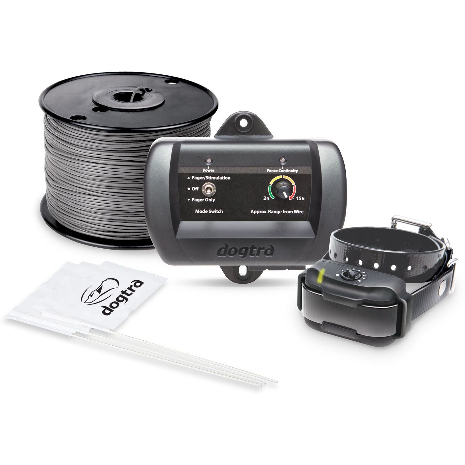 Dogtra e-Fence 3500 Set with Transmitter, Receiver, Wire and Flags