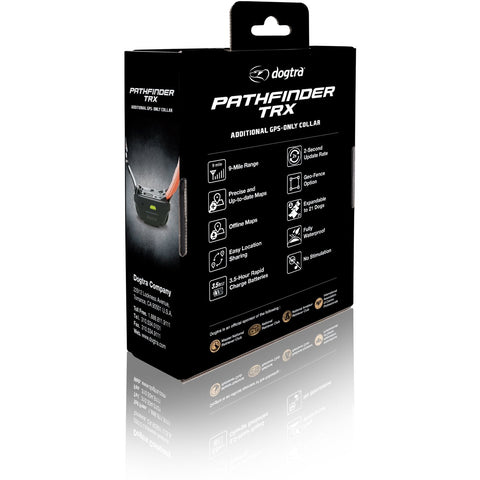 Dogtra Pathfinder TRX RX Green Additional GPS-Only Collar Package Back View