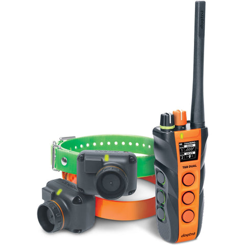 Dogtra T&B Dual 2-dog Remote Training Collar Set with Transmitter and 2 Receivers