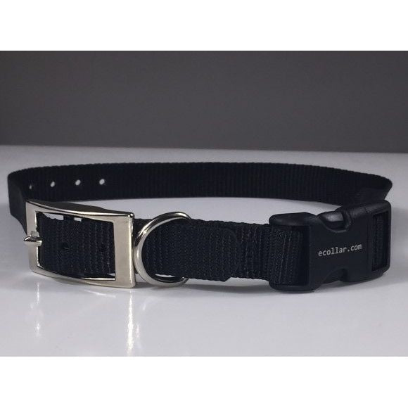 E-Collar Technologies-E-Collar Technologies - 3/4" Width - Nylon Quick Snap with Buckle Replacement Strap