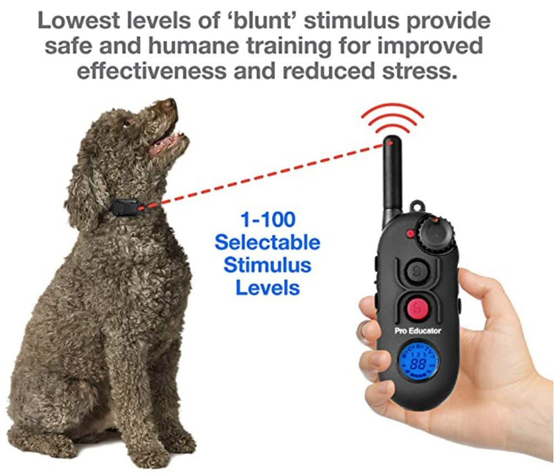 Pro Educator PE-903 Remote Dog Training Collar Black by E-Collar Technologies-zoom-