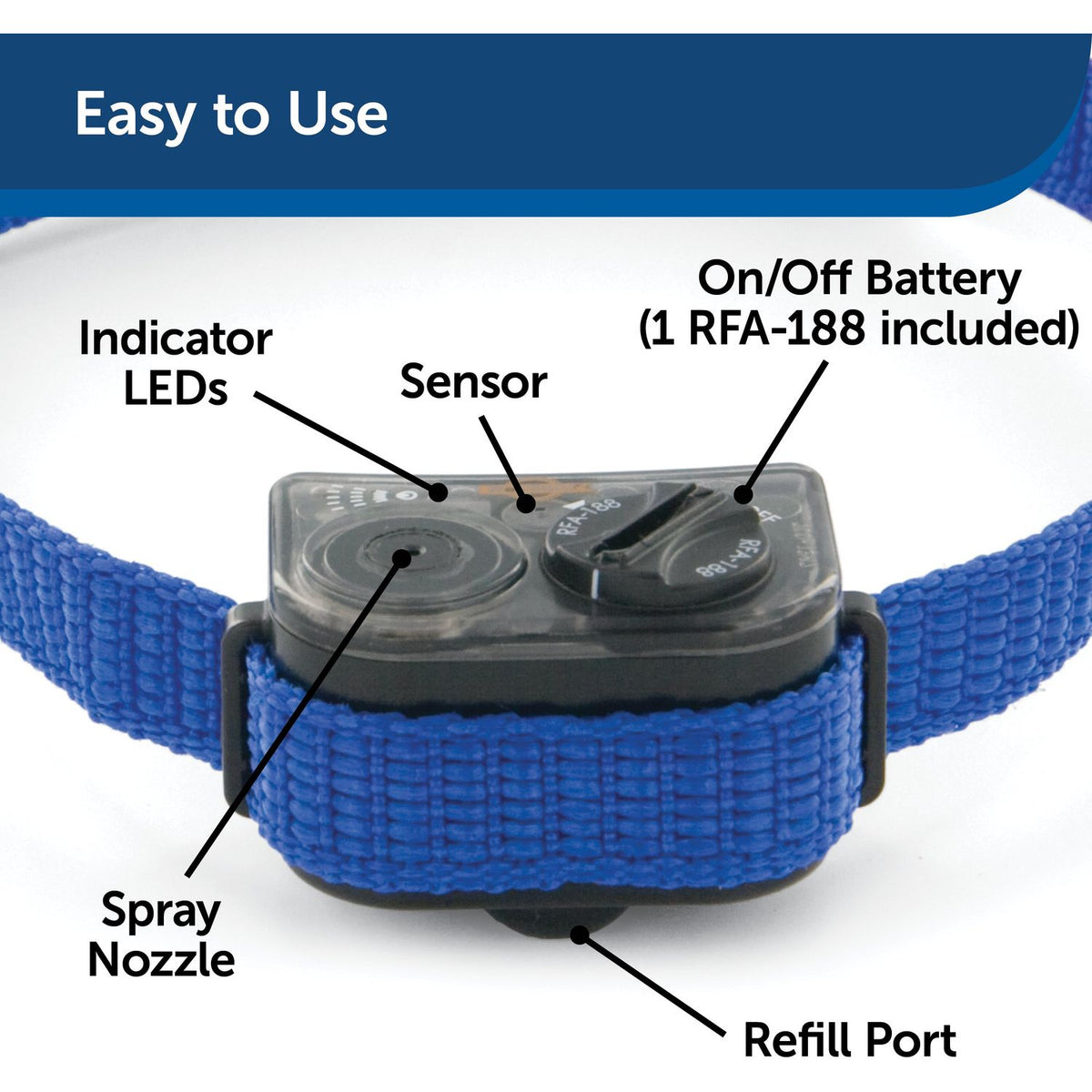 PetSafe PBC00-11283 Elite Little Dog Spray No Bark Collar Features