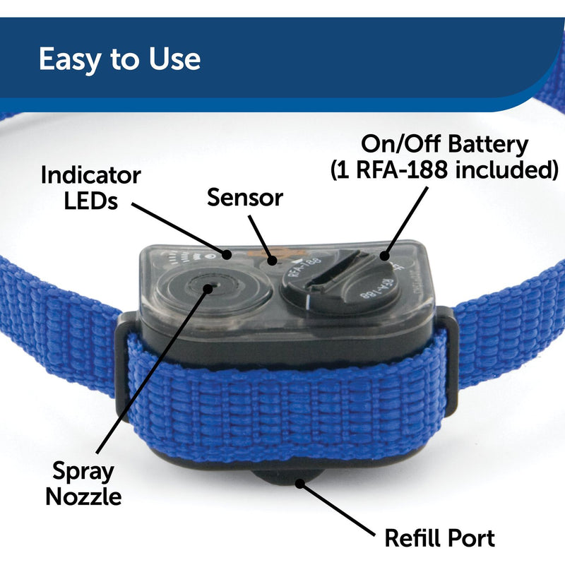 PetSafe - PBC00-11283 - Elite Little Dog Spray Bark Collar - RFA-188 battery - No Bark Collar-zoom-