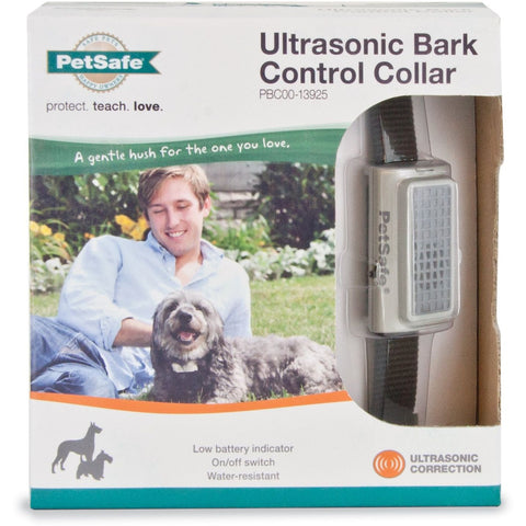 PetSafe PBC00-13925 Front of Box of Ultrasonic Bark Control Collar