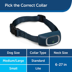 PetSafe PDT00-16117 300 Yard Remote Training Collar Size Recommendation