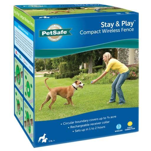 PetSafe - PIF00-12917 - Stay & Play Compact Wireless Fence - Wireless E-Fence-zoom-