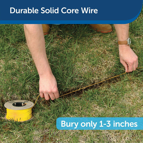 PetSafe PIG00-14673 Rechargeable In-Ground Fence System with Durable Solid Core Wire