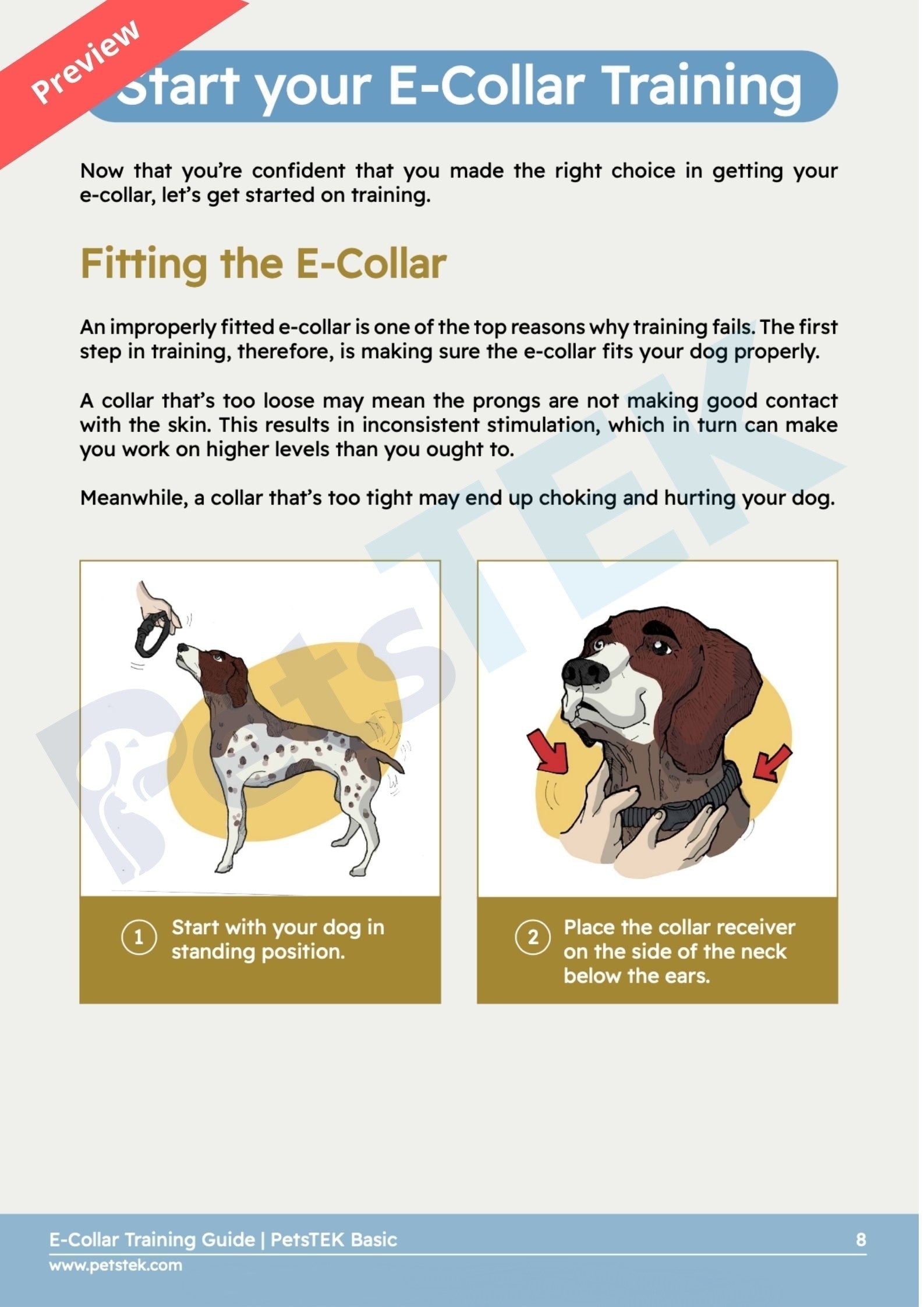 PetsTEK-E-Collar Training Guide (E-Book)