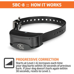 SportDOG SBC-8 No Bark Remote Training Collar Progressive Correction