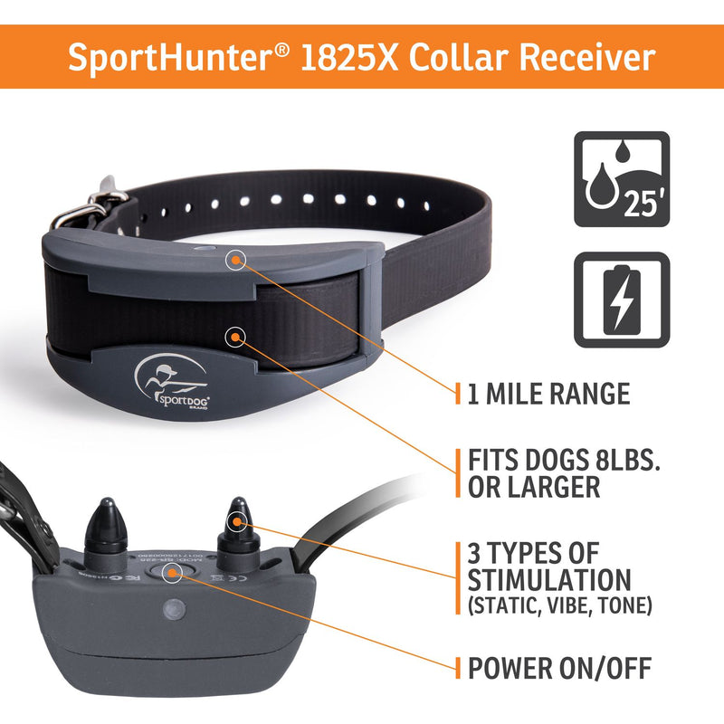 SportDOG - SD-1825X - SportHunter 1825X - 1 Mile - Remote Training Collar-zoom-