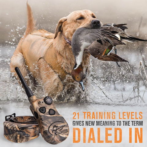 SportDOG SD-1825XCamo WetlandHunter Remote Training Collar Training Levels