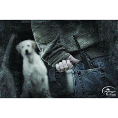 SportDOG SD-2525 Person Holding ProHunter Remote Training Collar and Transmitter