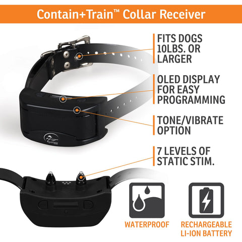 SportDOG SDF-CT Contain + Train In-Ground Fence System Receiver Features