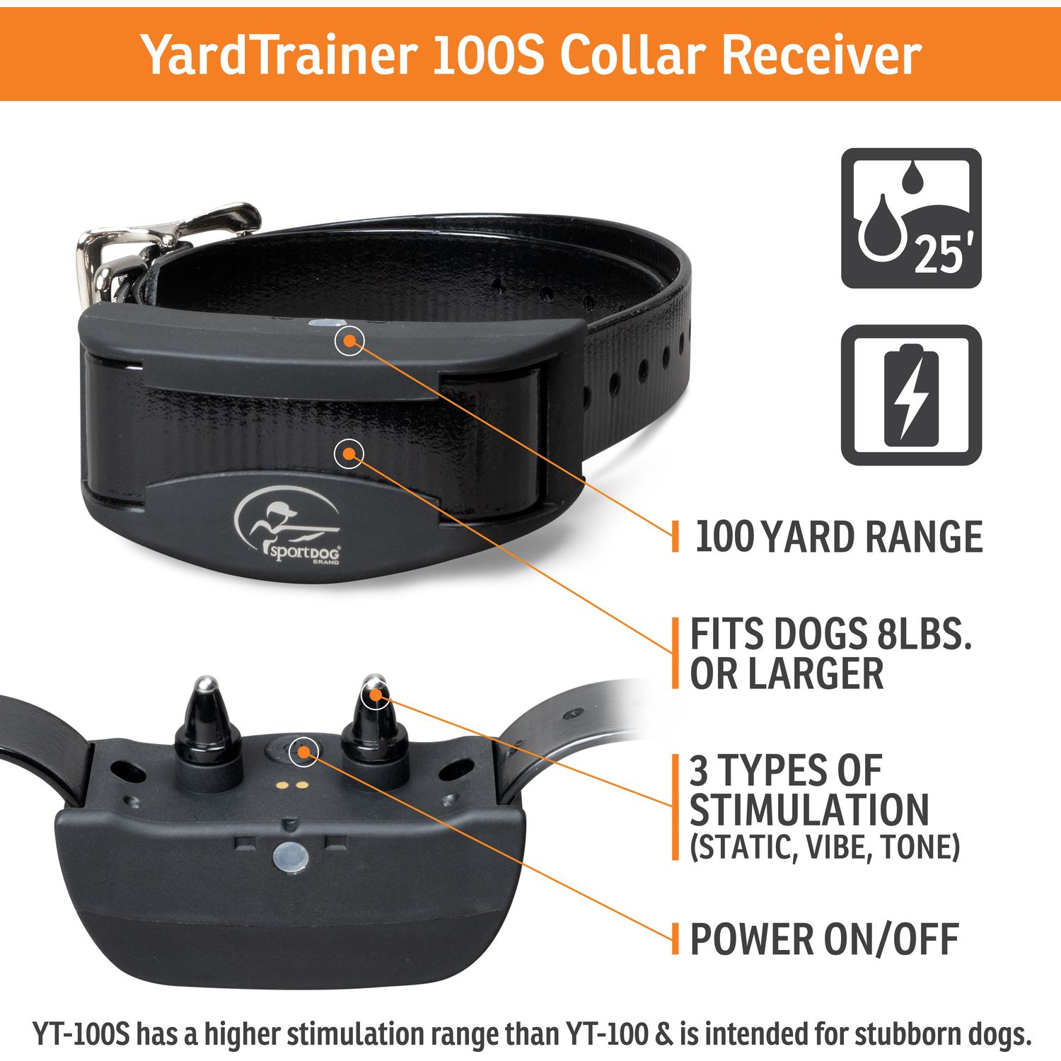SportDOG-SportDOG - YT-100S - YardTrainer 100S - 100 Yards - Remote Training Collar